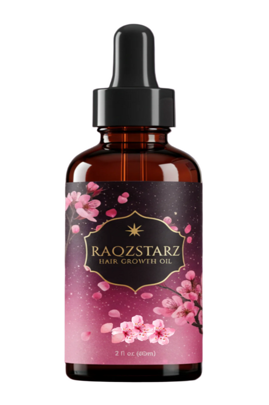 RAQZSTARZ HAIR GROWTH OIL ROSEMARY BLEND & 22 HERBAL OILS 2 oz