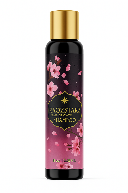 RAQZSTARZ Hair Growth Shampoo with herbal extracts for scalp health